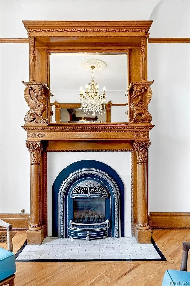 The Lobach House 1893 Victorian style Denver Colorado - 10 - living room.webp