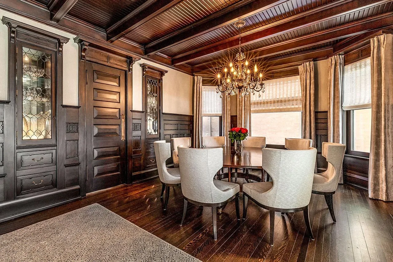 The Jackson Kemper House on the Hill 1895 Gothic Revival Milwaukee Wisconsin - 10 - dining room.webp