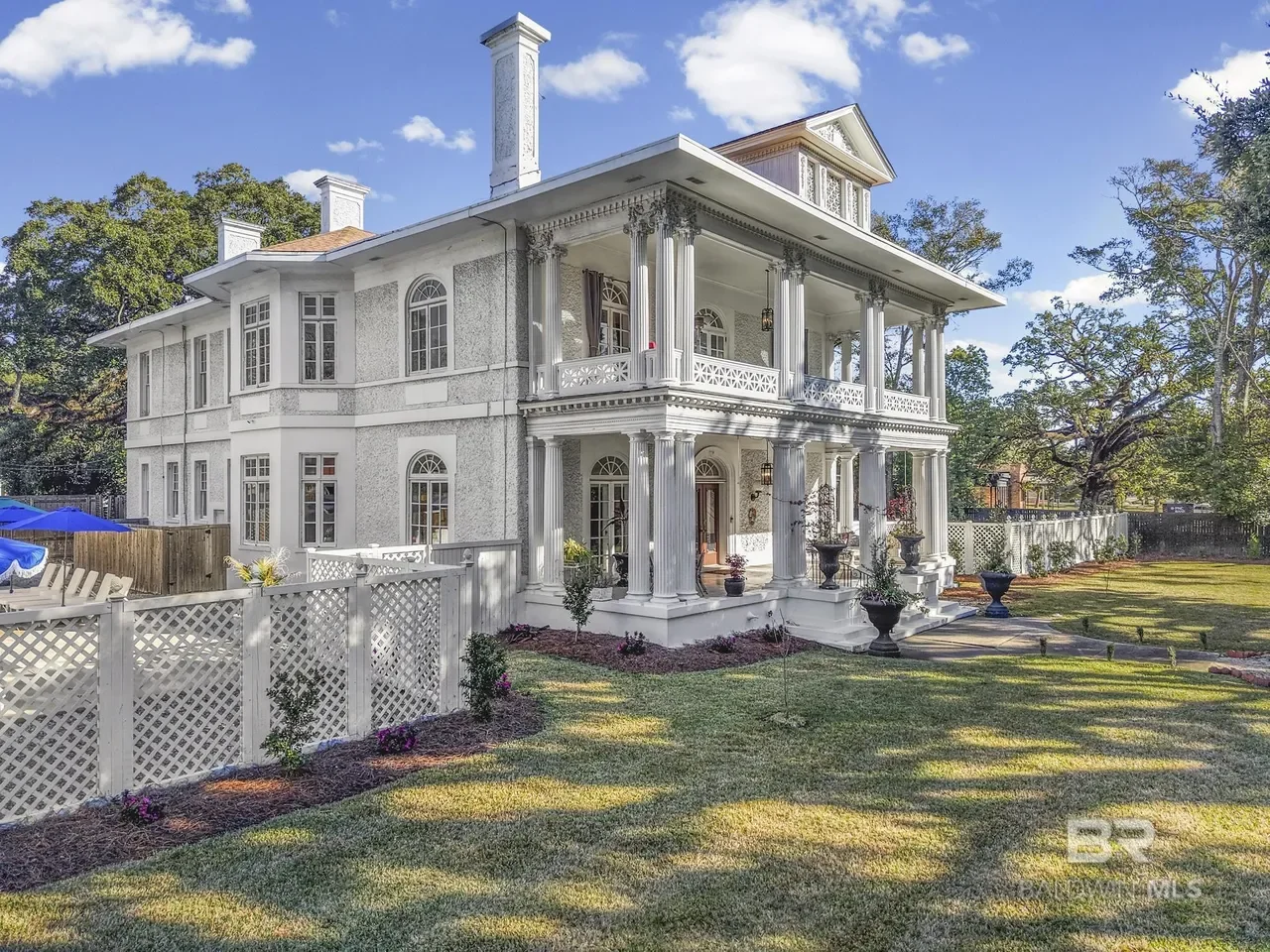The Inge House known as The Driskell 1911 Mediterranean Revival Mobile Alabama - 3 - side  view.webp