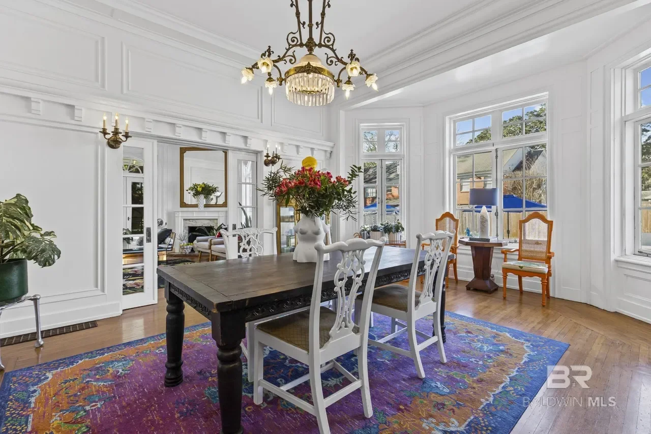 The Inge House known as The Driskell 1911 Mediterranean Revival Mobile Alabama - 15 - dining room.webp