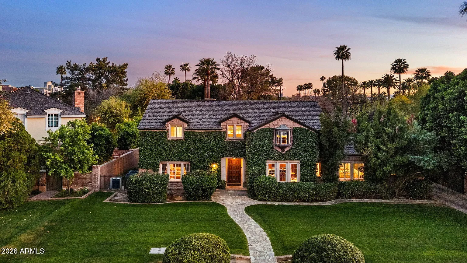 The Stone House, 1934 Tudor Revival style in Phoenix, Arizona - $2.7 Million