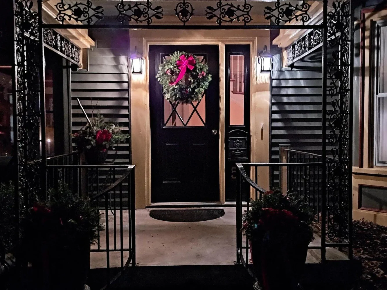 1850 Victorian house Dexter Maine - 107 - night view.webp