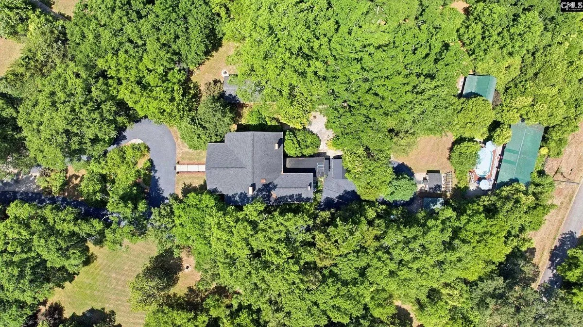 Honeysuckle Acres 1927 Neoclassical Revival Winnsboro South Carolina - 56 - aerial view.webp