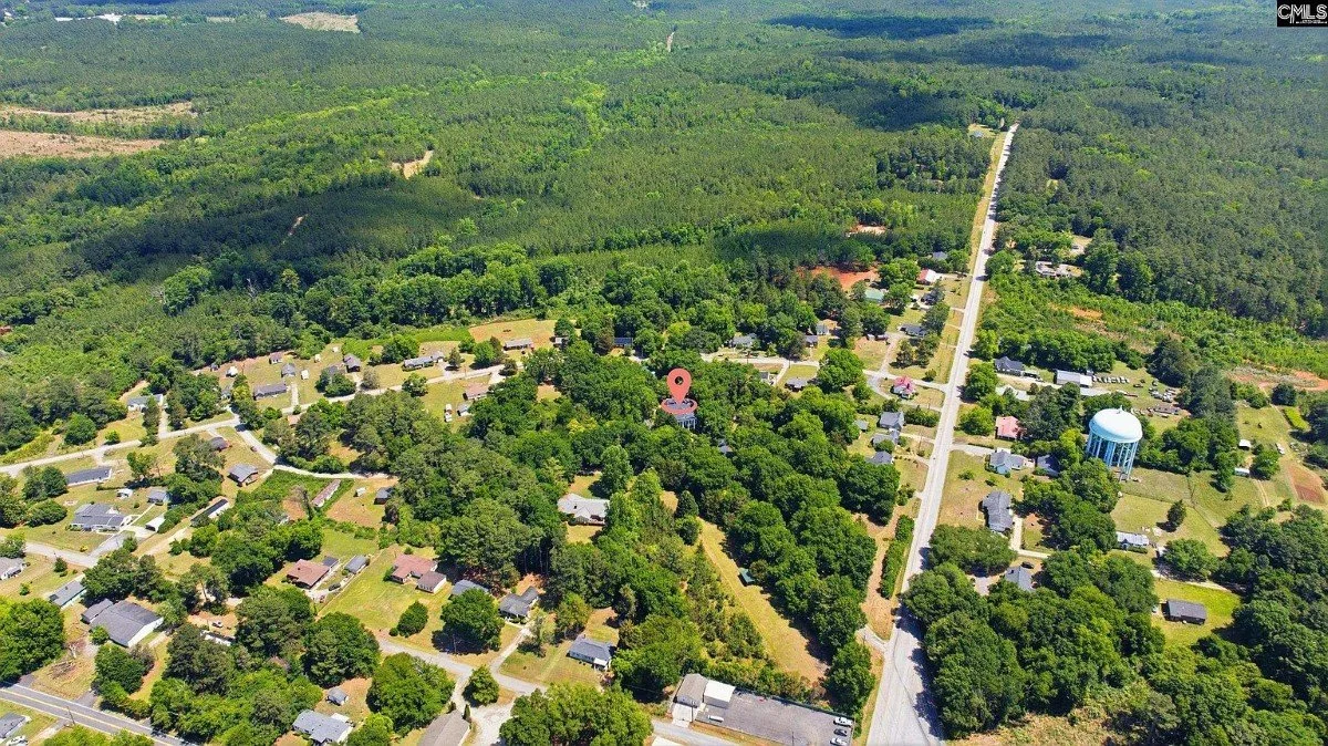 Honeysuckle Acres 1927 Neoclassical Revival Winnsboro South Carolina - 74 - aerial view location.webp