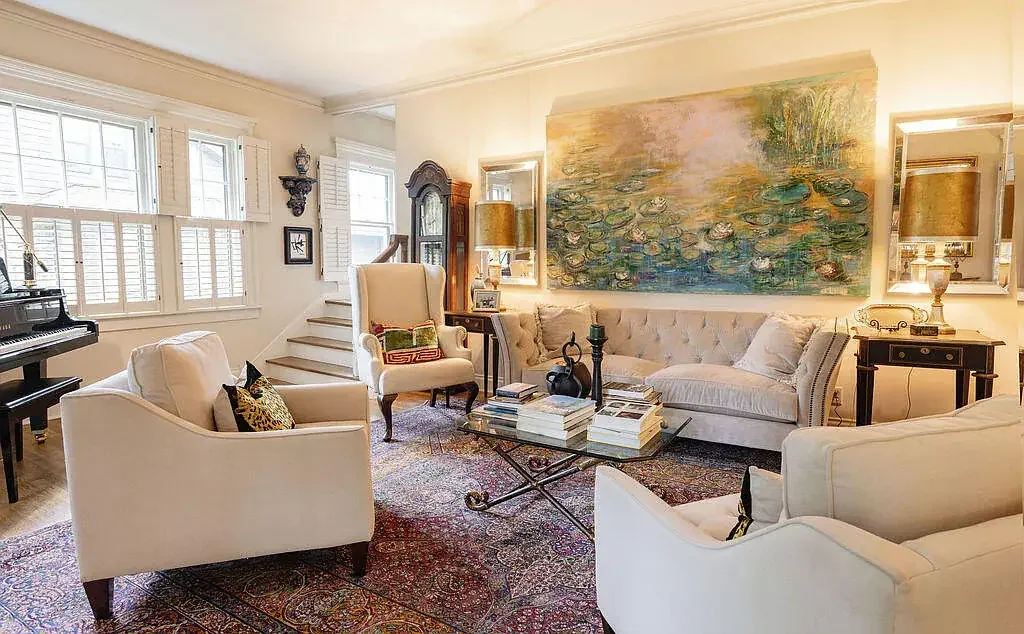 1921 Colonial Revival house Springfield Missouri - 14 - living room.webp