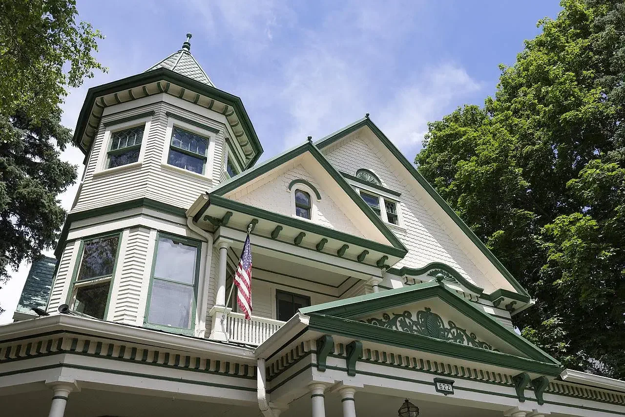 The Edward Engebretsen House 1895 Queen Anne Revival Whitewater Wisconsin - 47 - front view details.webp