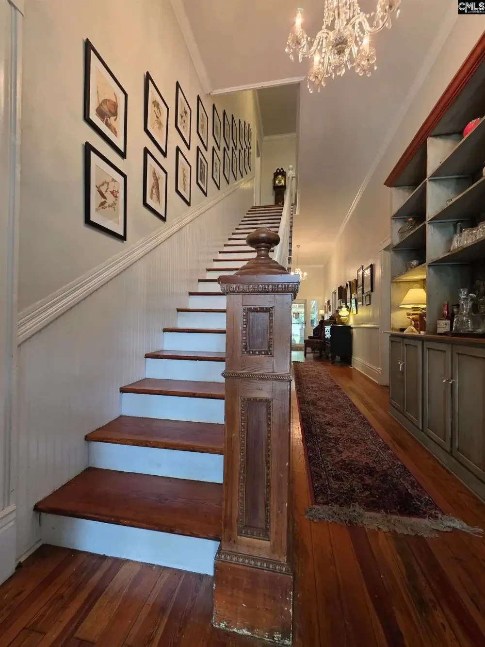 The Peter Oliver House 1904 Victorian Swansea South Carolina - 37 - staircase.webp