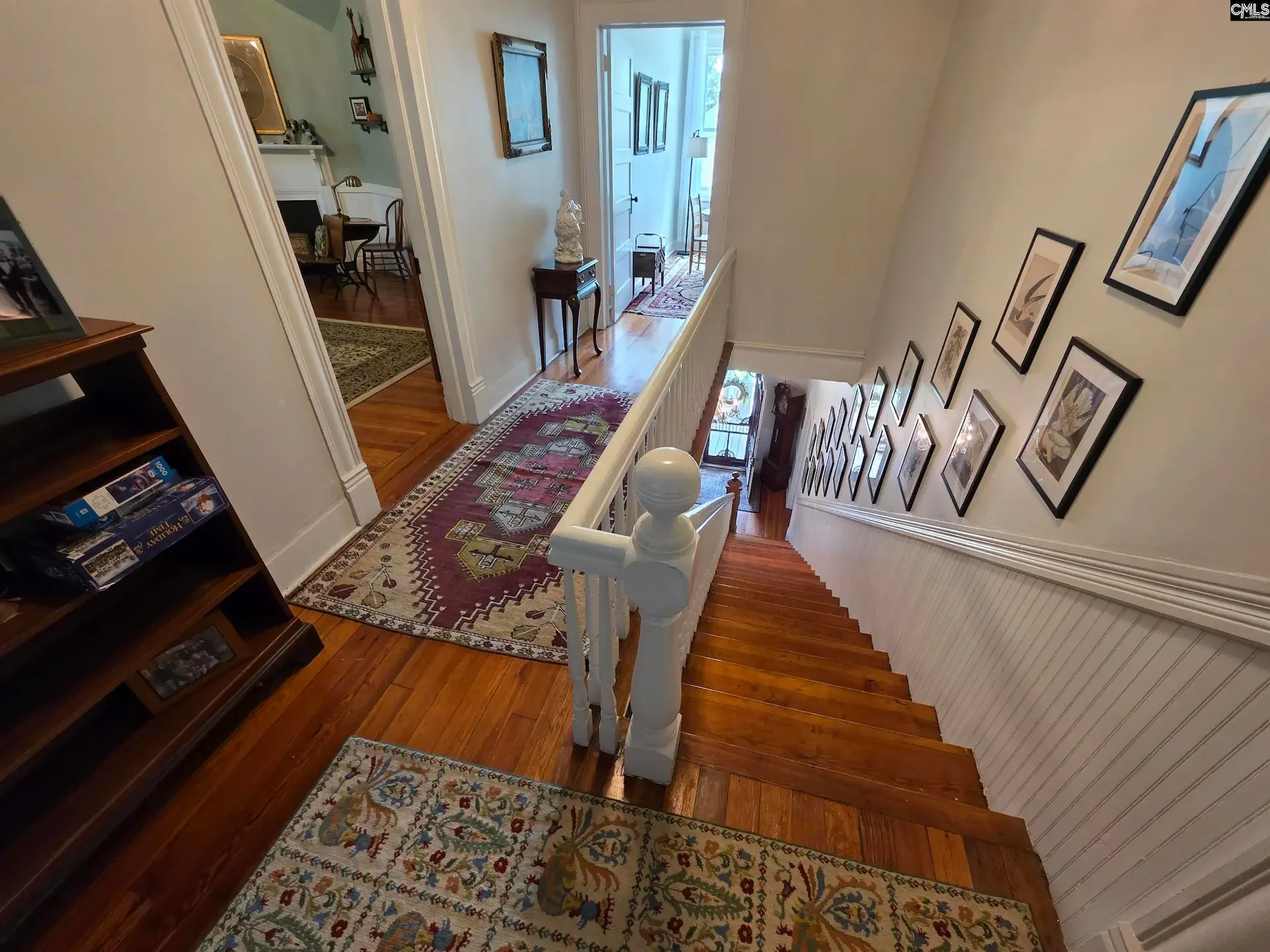 The Peter Oliver House 1904 Victorian Swansea South Carolina - 51 - stairs.webp