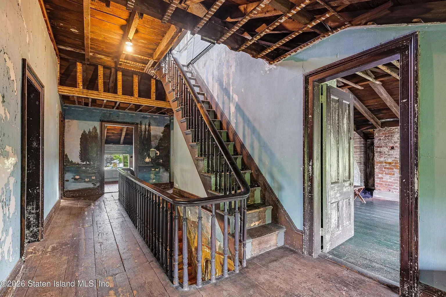The Gustav Mayer House 1855 Italianate Staten Island New York - 46 - stairs.webp