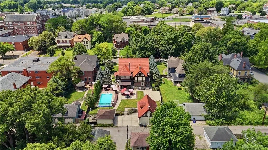 1907 English Tudor Revival house Dayton Ohio - 3 - top view.webp