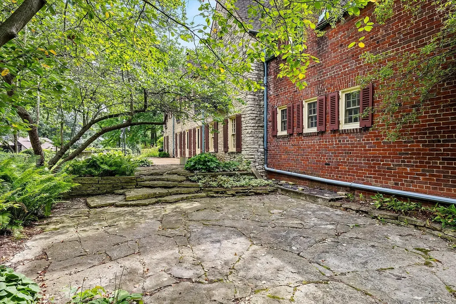 1930 Tudor Revival house Peru Illinois - 11 - backyard.webp