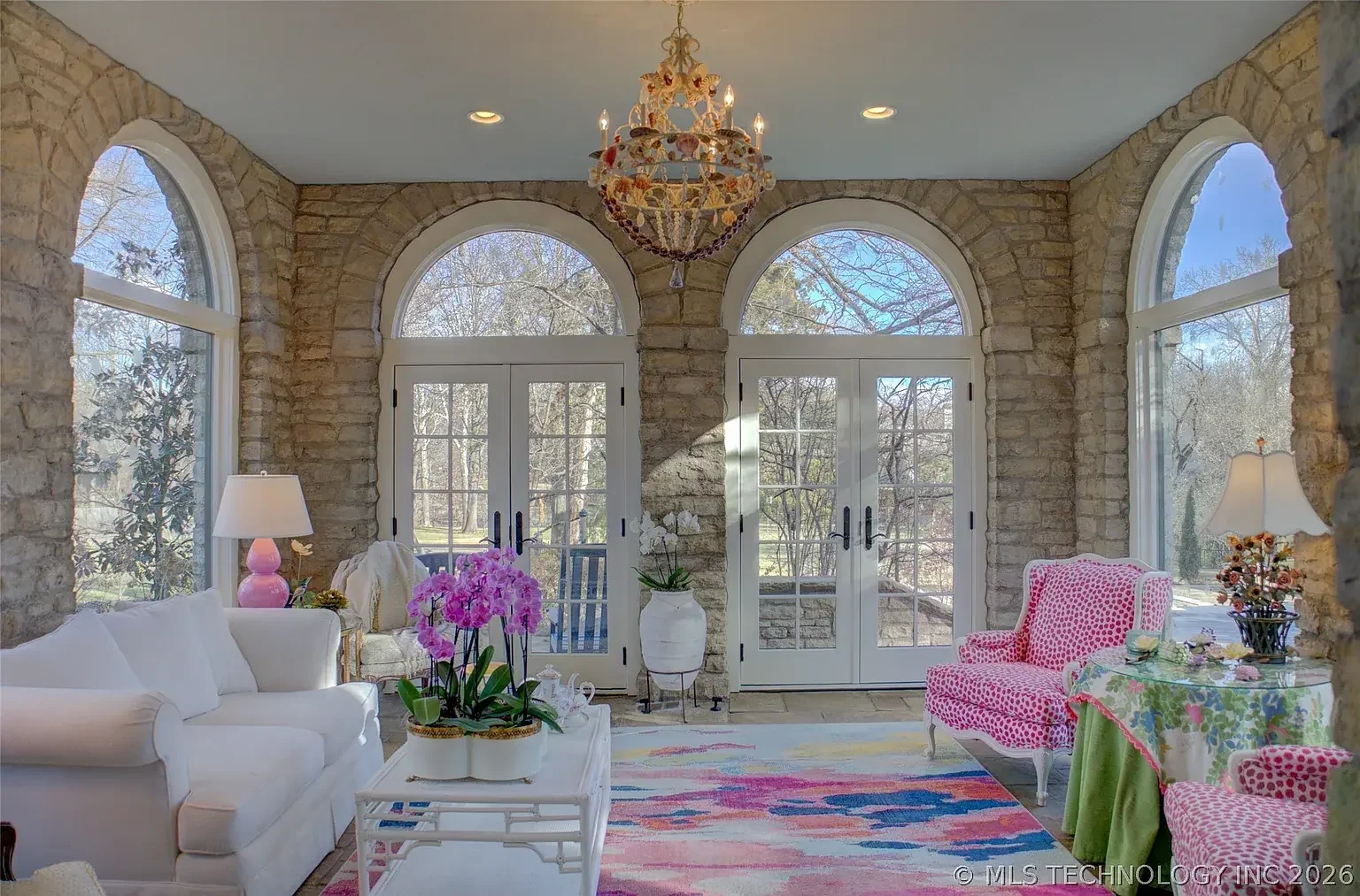 The Greiss Mansion 1931 French Normandy Tulsa Oklahoma - 33 - sunroom.webp