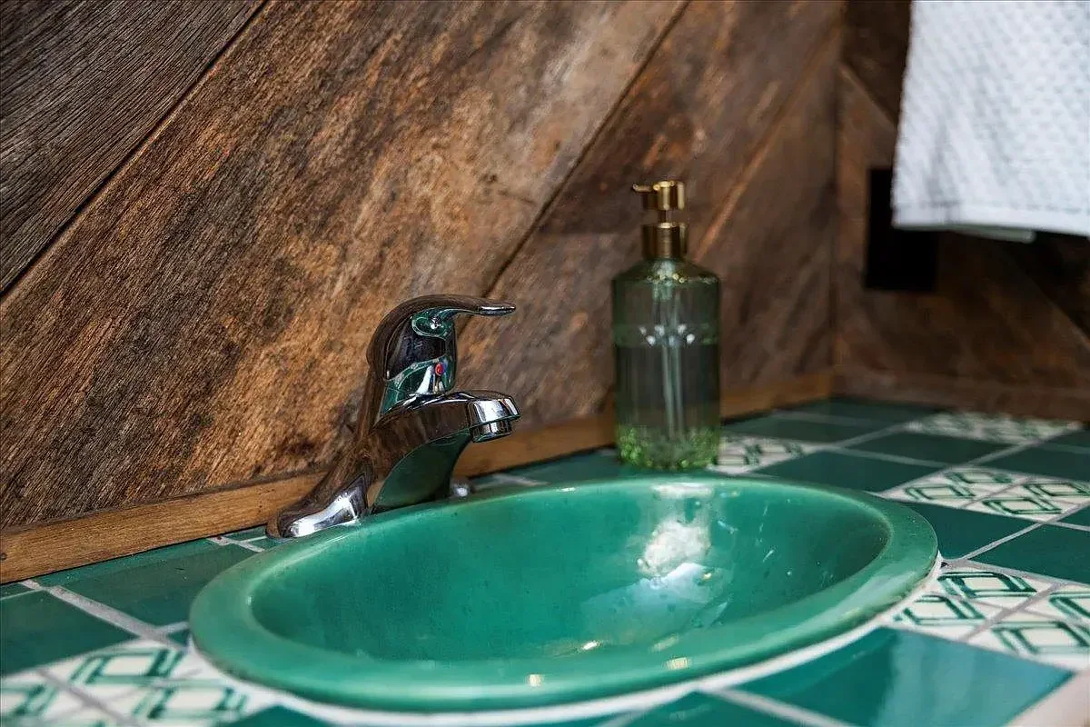 Moffatts Creek Mill 1870 Converted Mill Raphine Virginia - 36 - bathroom.webp
