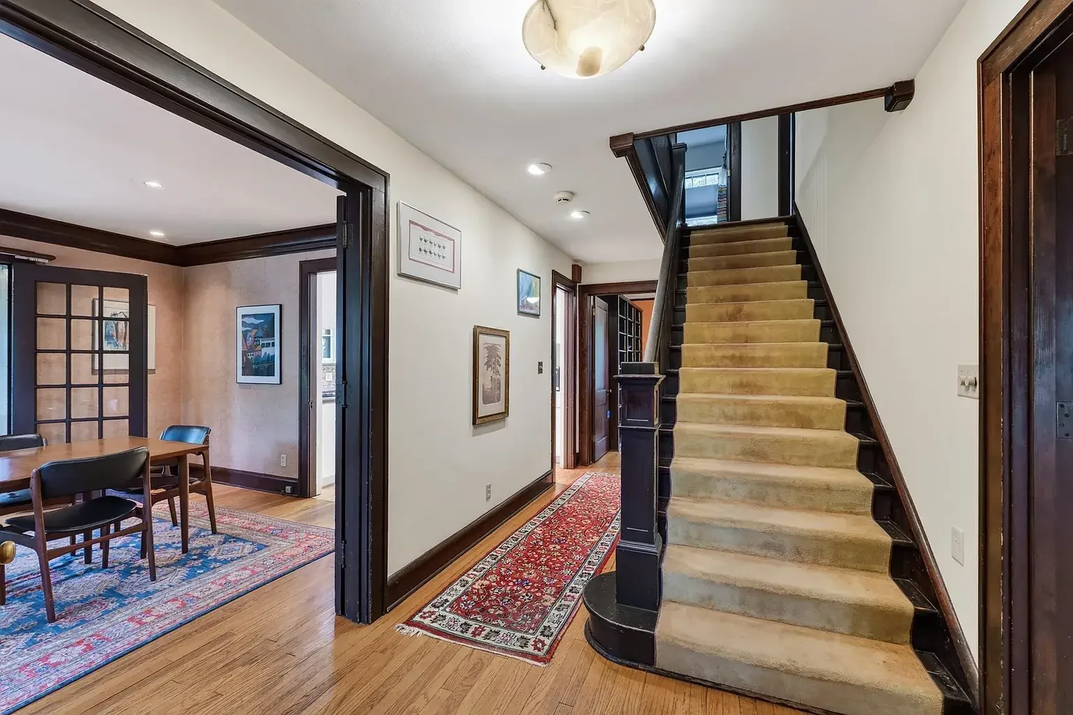 1926 English Revival house Madison Wisconsin - 12 - staircase.webp
