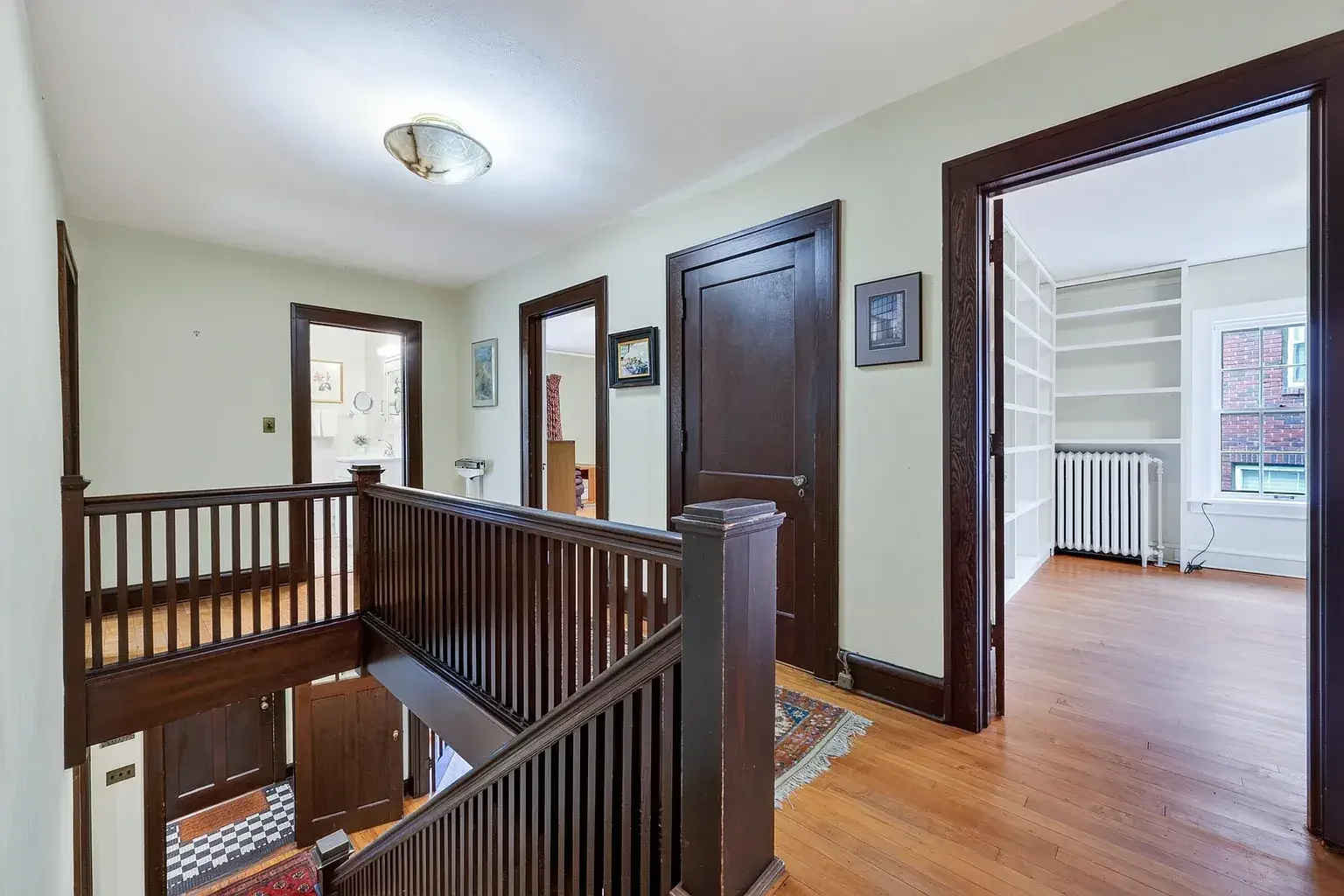 1926 English Revival house Madison Wisconsin - 43 - stairs.webp