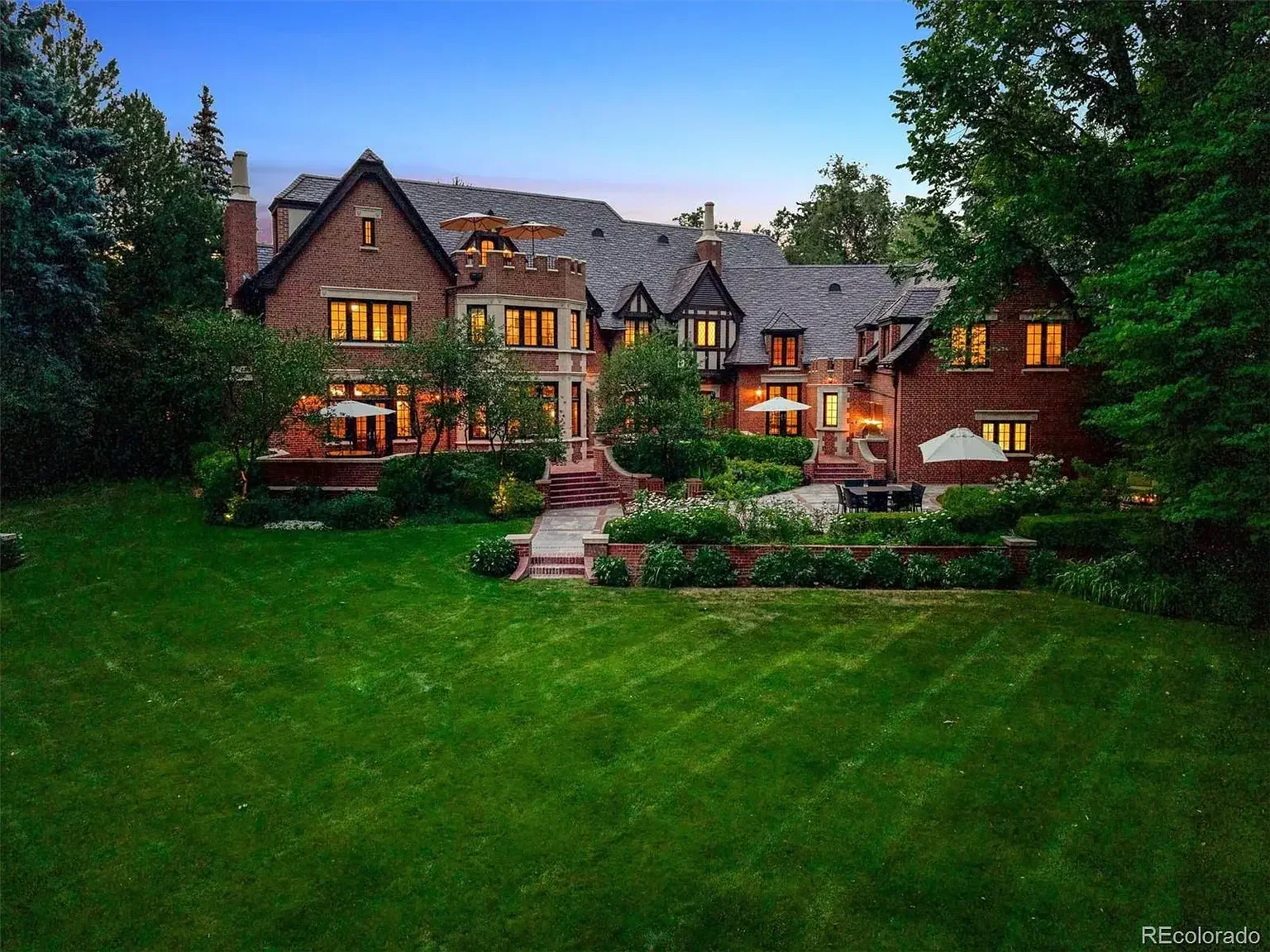 1931 Tudor Revival house Denver Colorado - 2 - back view.webp