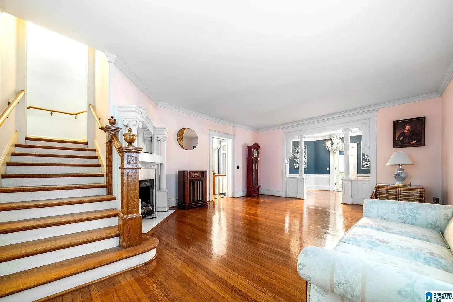 The Magnolia House 1913 Neoclassical Revival Sears Roebuck Home Ashland Alabama - 21 - living area.webp