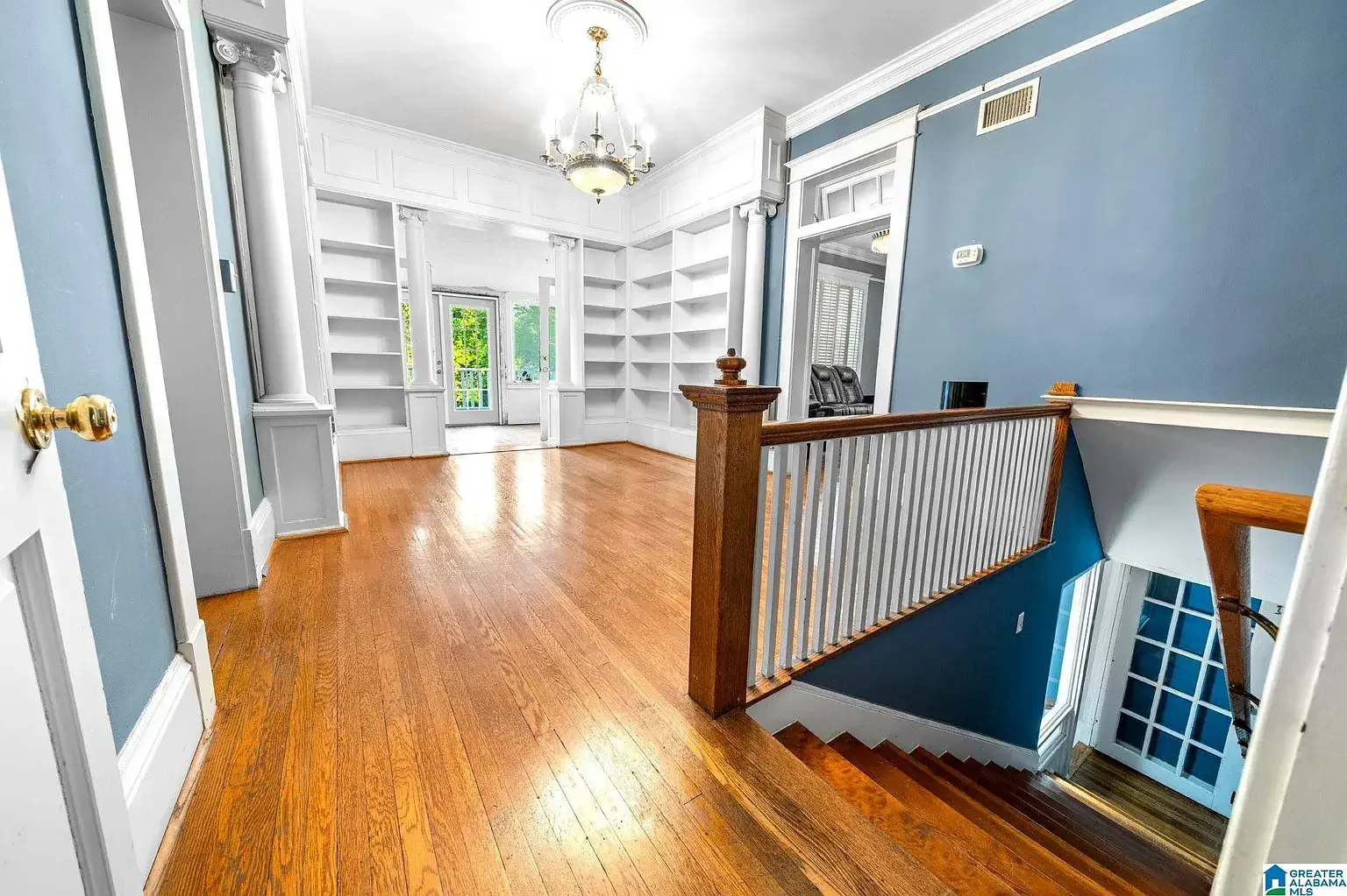 The Magnolia House 1913 Neoclassical Revival Sears Roebuck Home Ashland Alabama - 22 - staircase.webp