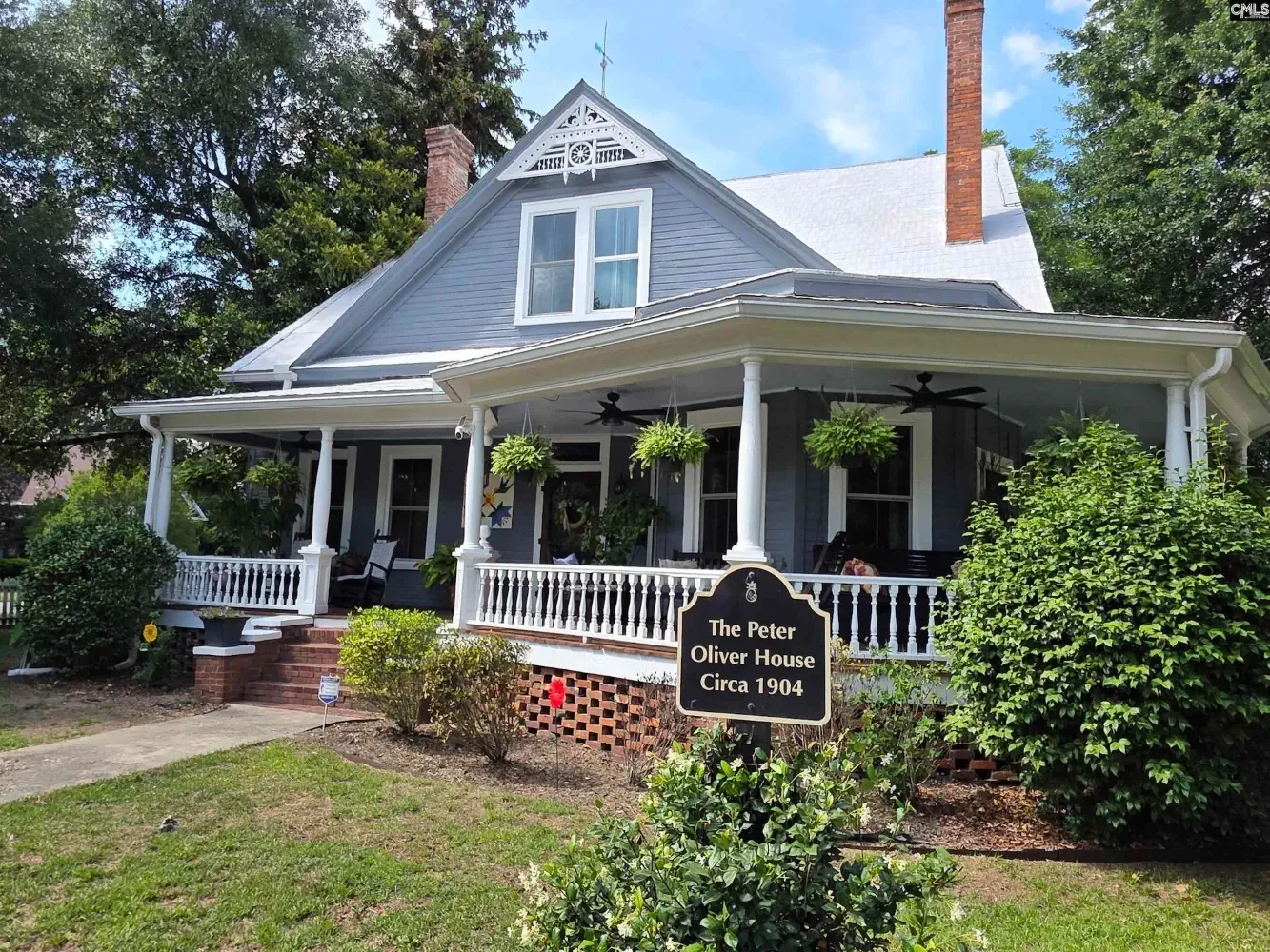 The Peter Oliver House 1904 Victorian Swansea South Carolina - 1 - front view