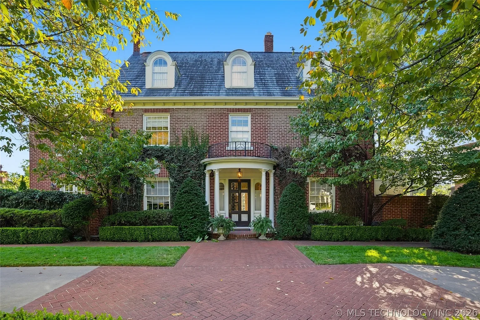 1924 Georgian Revival house Tulsa Oklahoma - front view