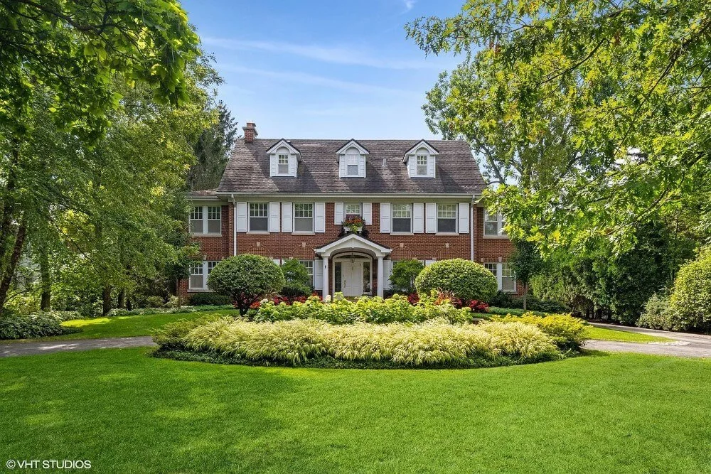 1926 Colonial house Highland Park Illinois - front view