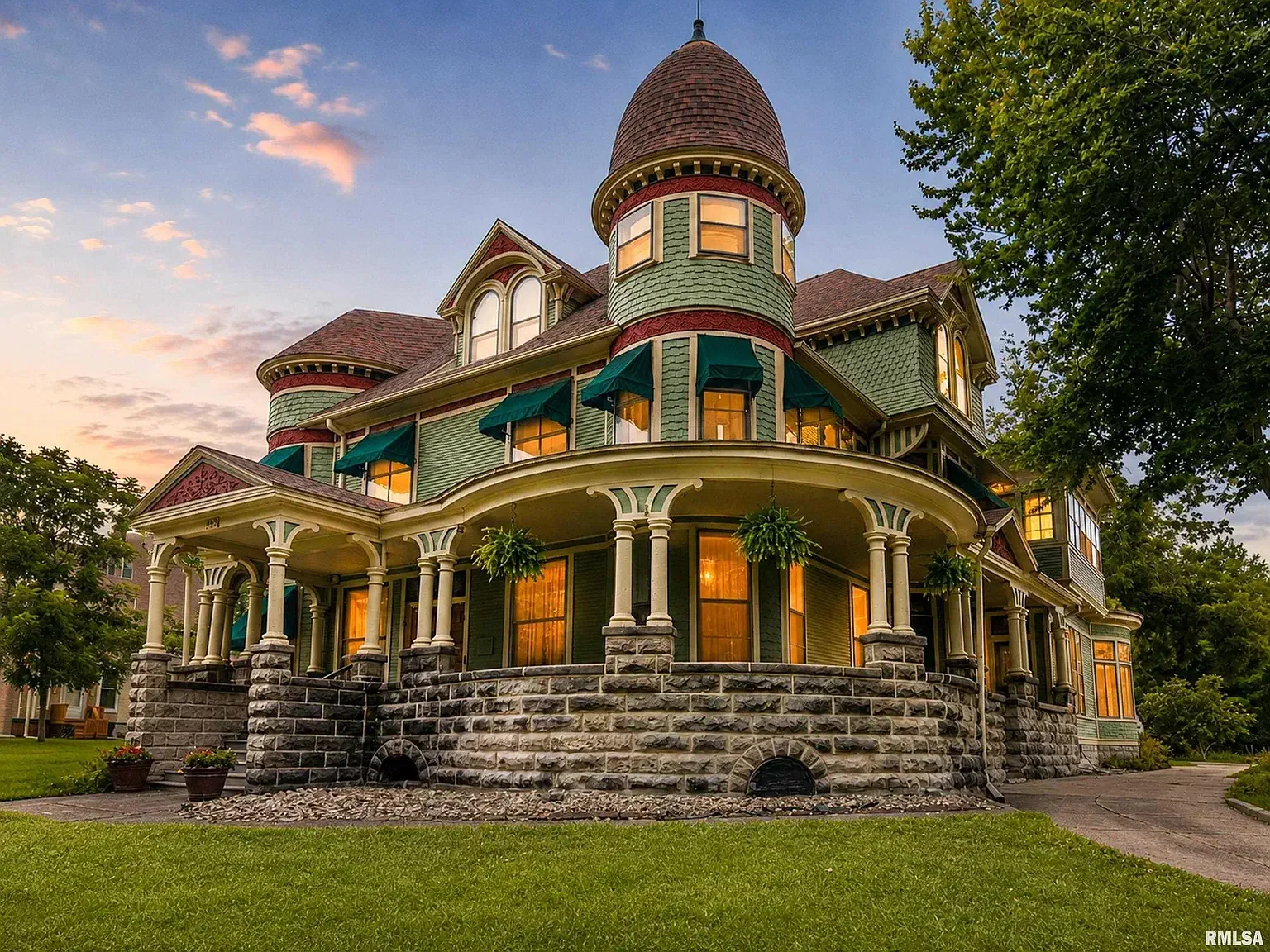 The Wilson Craig House 1889 Queen Anne Galesburg Illinois - 1 - front view