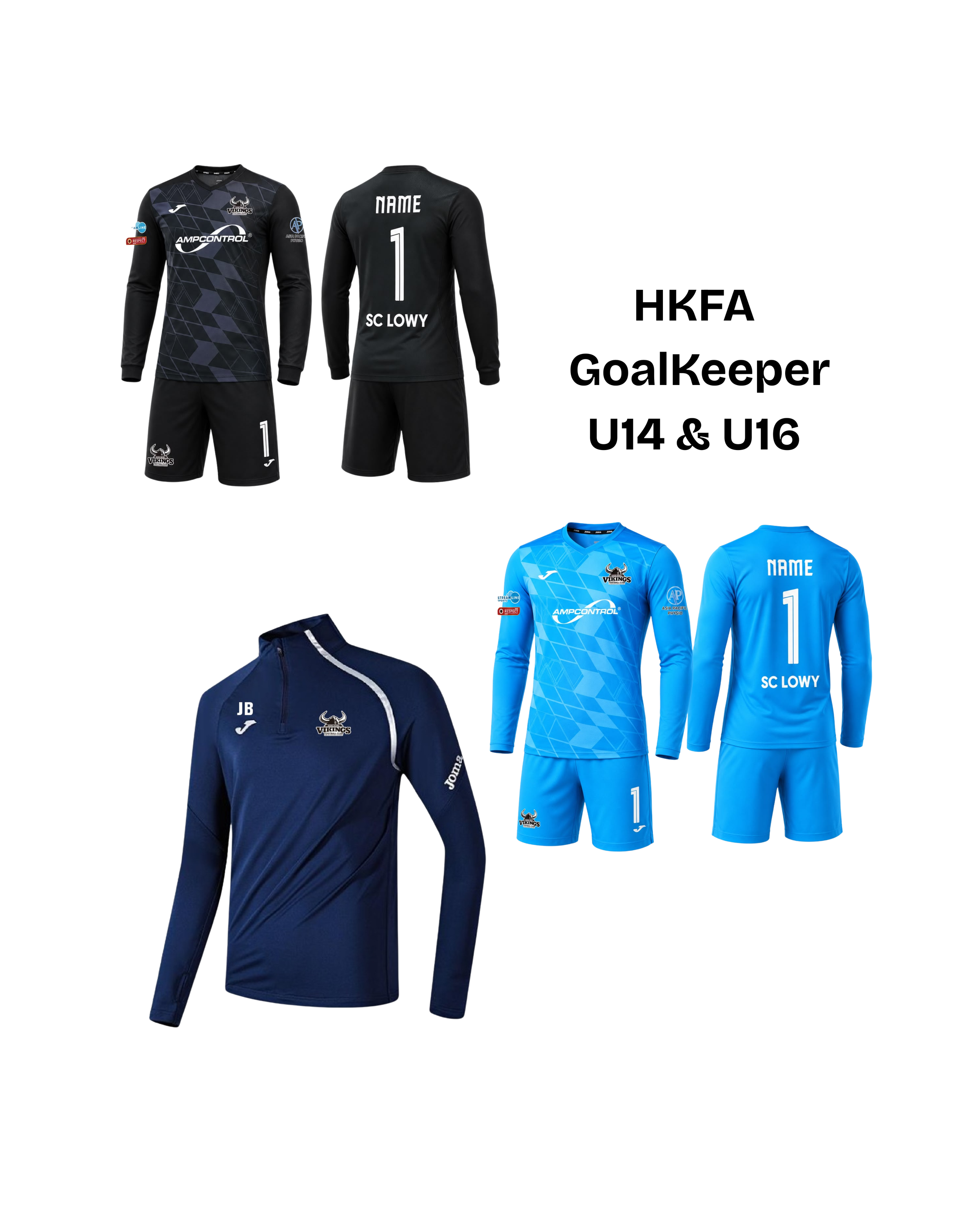 HKFA U14 & U16 GOALKEEPER SET