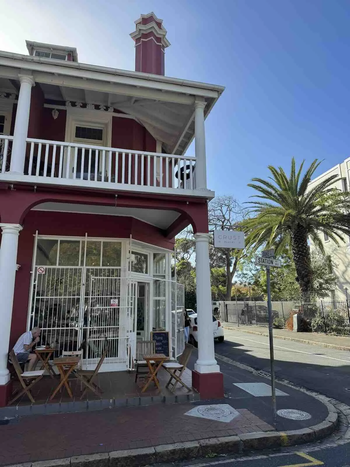 CRUST Bakery, Rondebosch, coffee shop outdoor seating