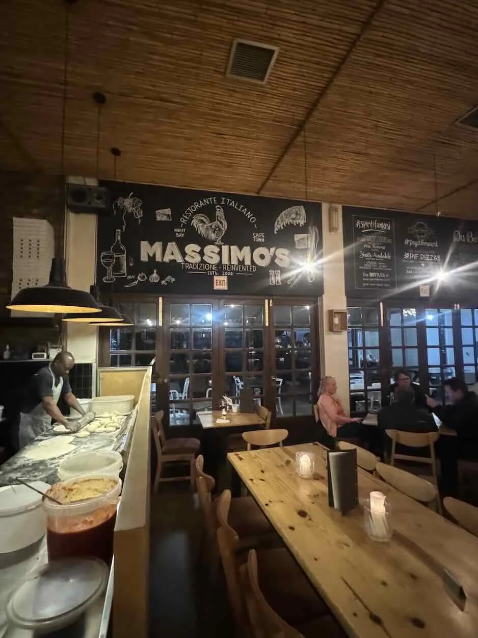 Massimo's Houtbay Cape Town pizzeria