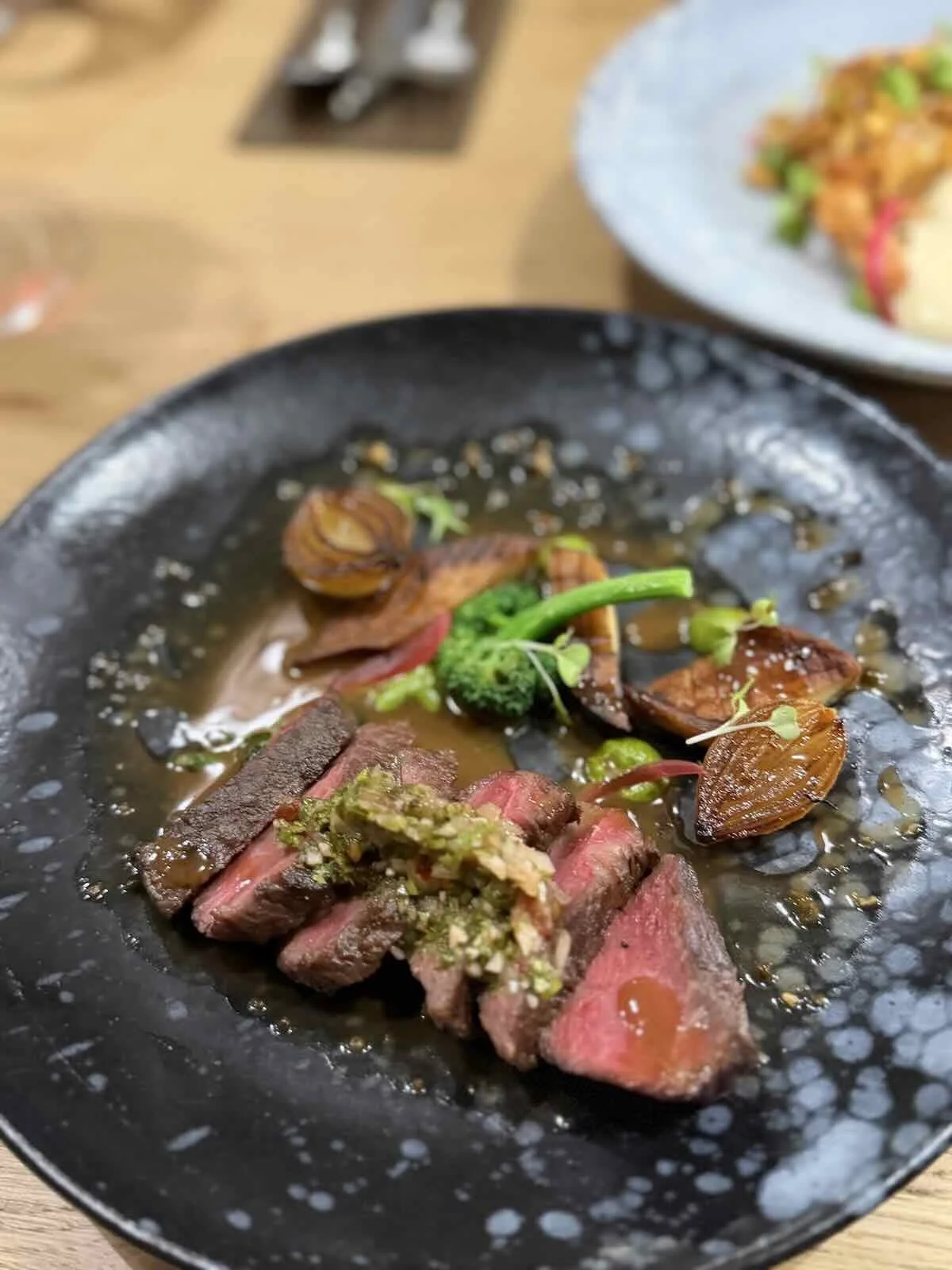 Little Fox - Wagyu Flat Iron with cafe au lait
