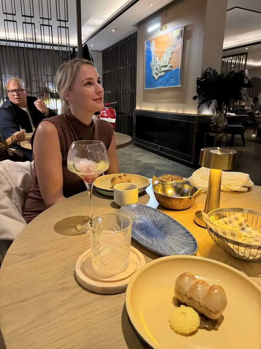 Lianne Godfrey at Journey Urchin restaurant