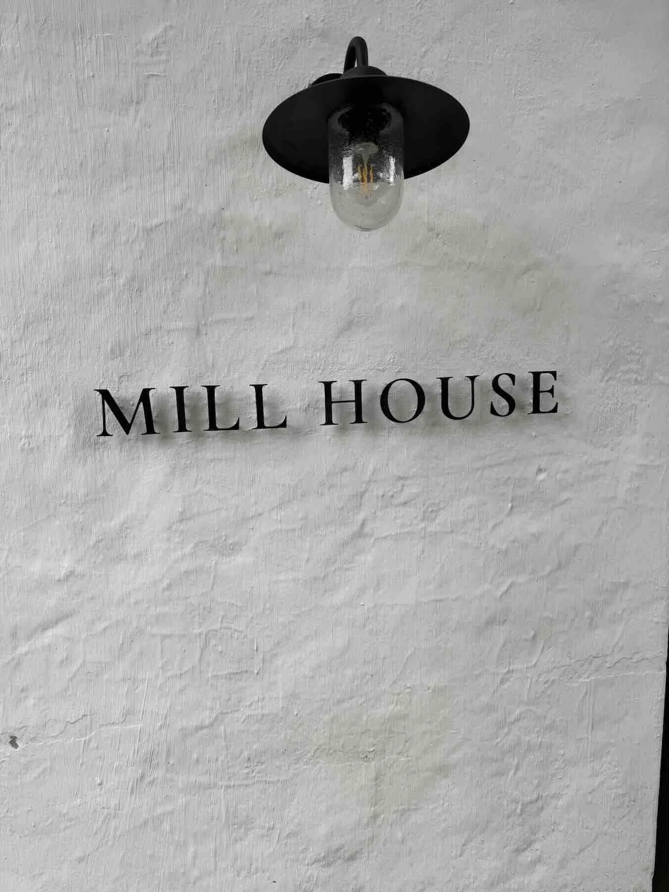 Mill House sign at La Cotte Franschhoek