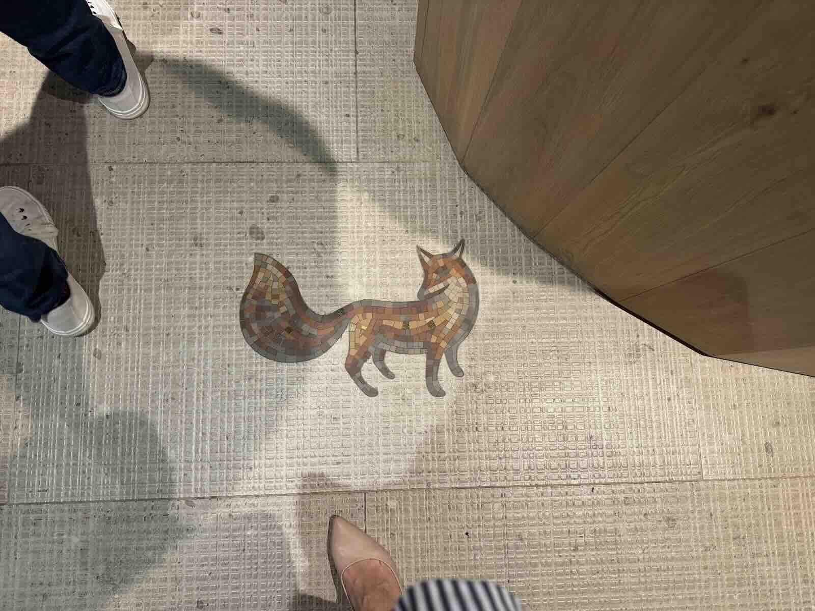 Little Fox - Fox on tiling