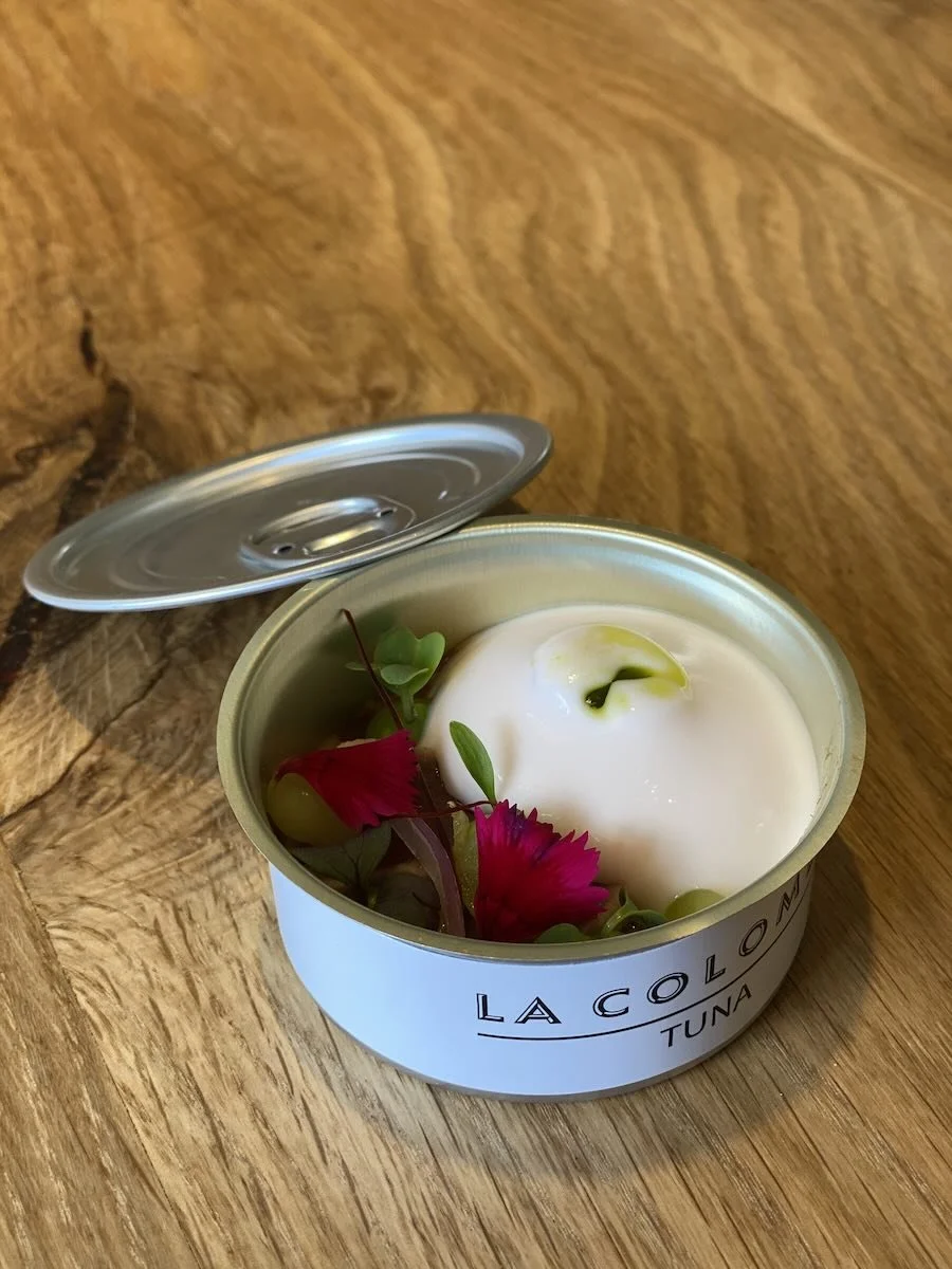 The famous tuna tin from La Colombe Silvermist