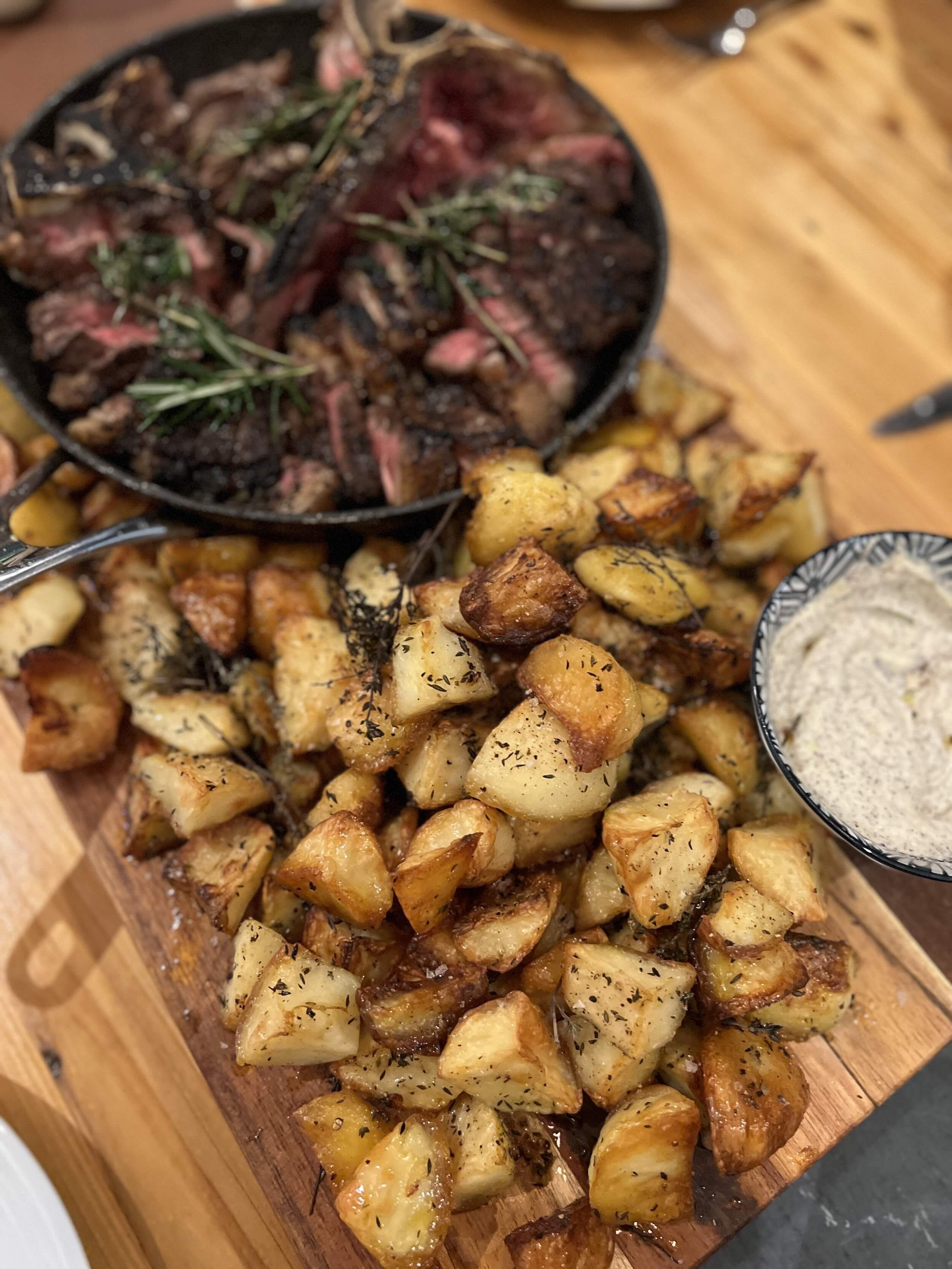 Bistecca alla Fiorentina (Florentine Steak) with roast potatoes 3:5.jpeg