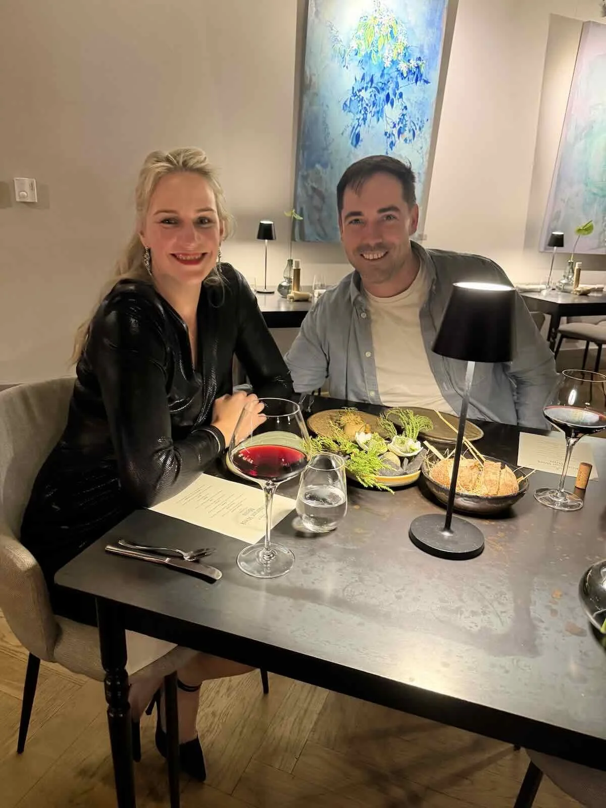 Lianne and Shawn celebrating their thirteenth wedding anniversary at Terrarium.