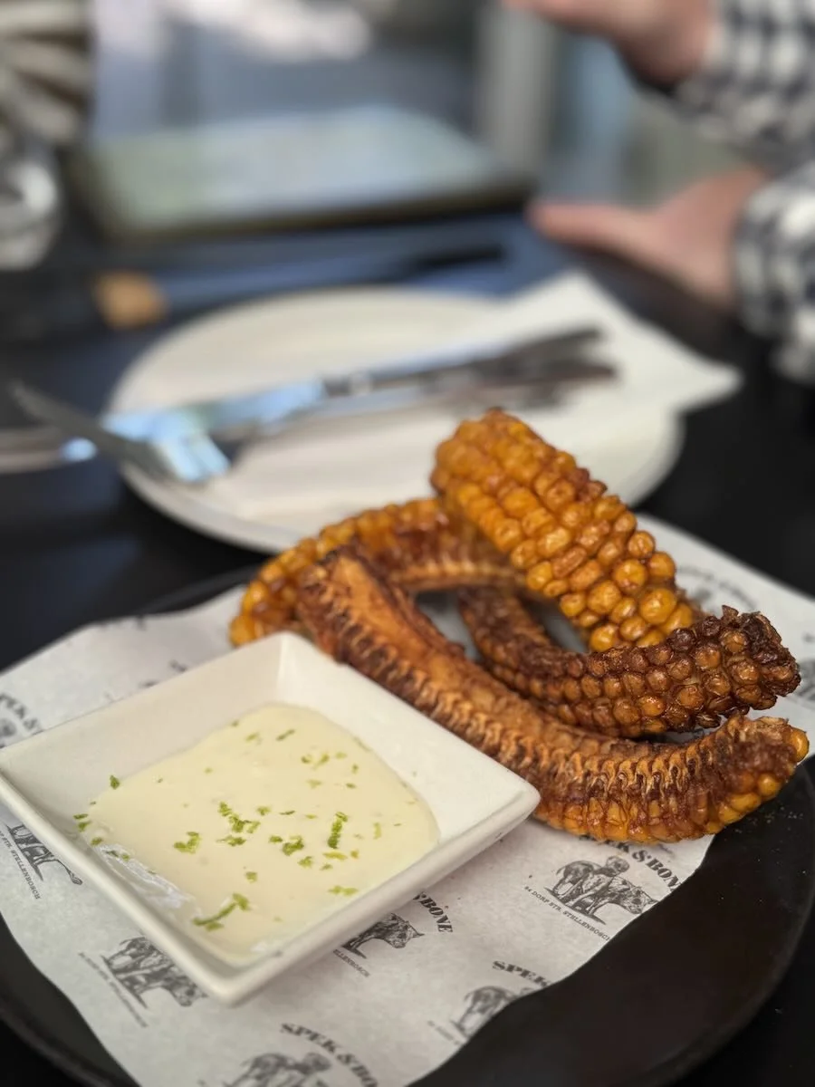 Atlas Peri-Peri Corn Ribs with Lime Dip