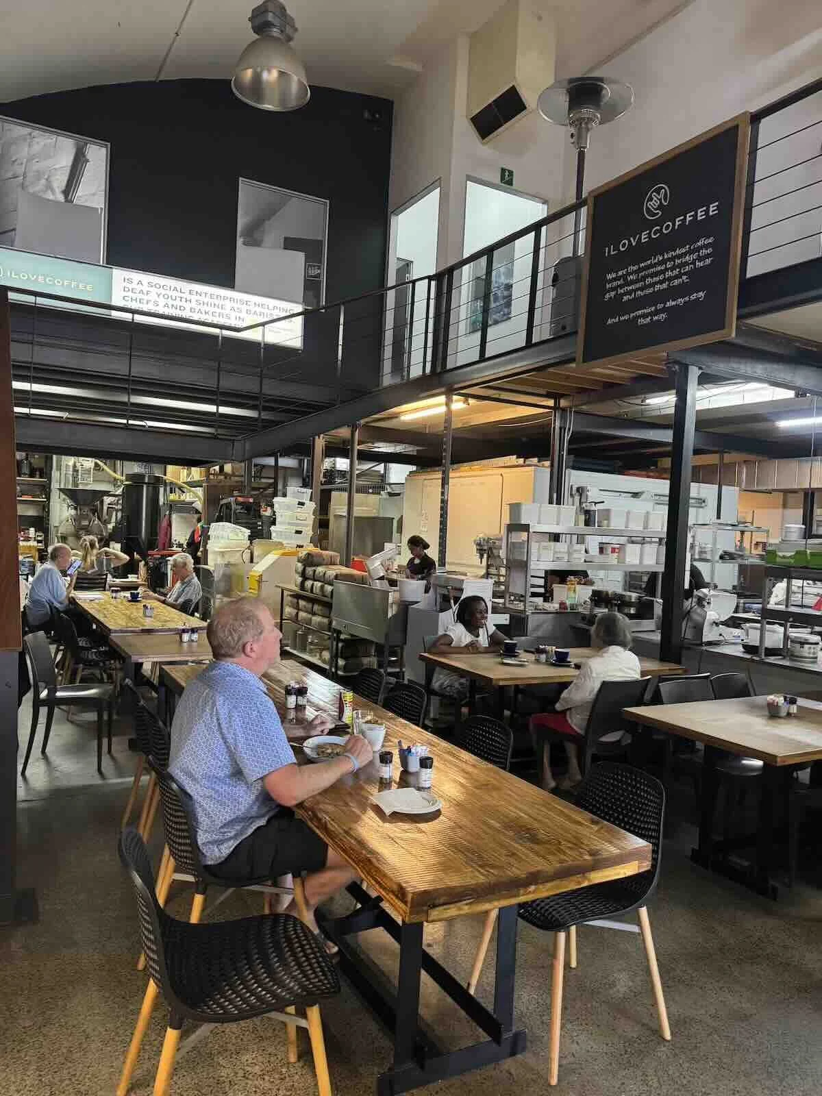 I Love Coffee - inside workspace