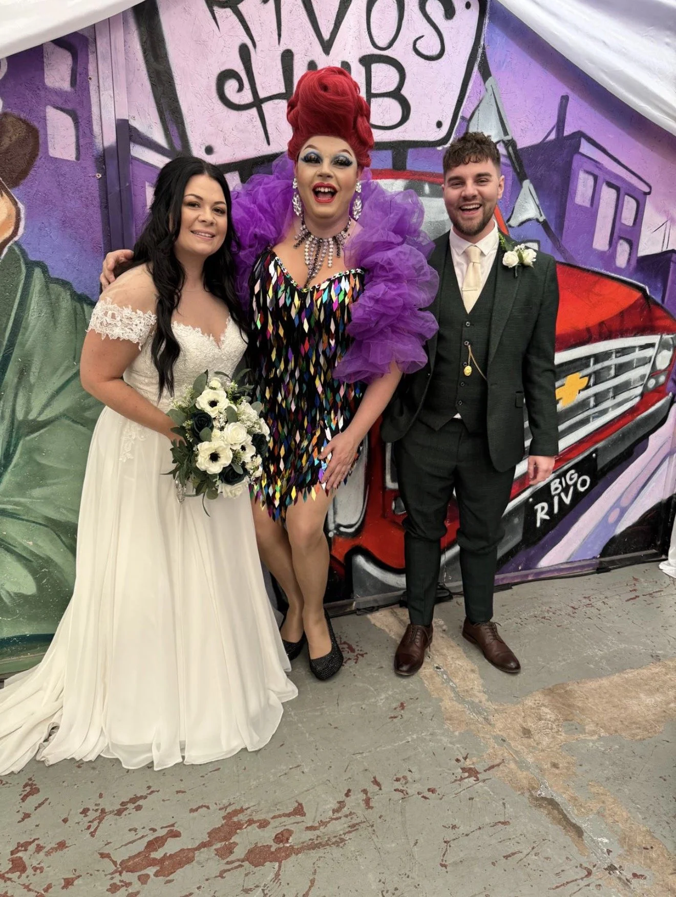 Dixie with Mr & Mrs Fletcher