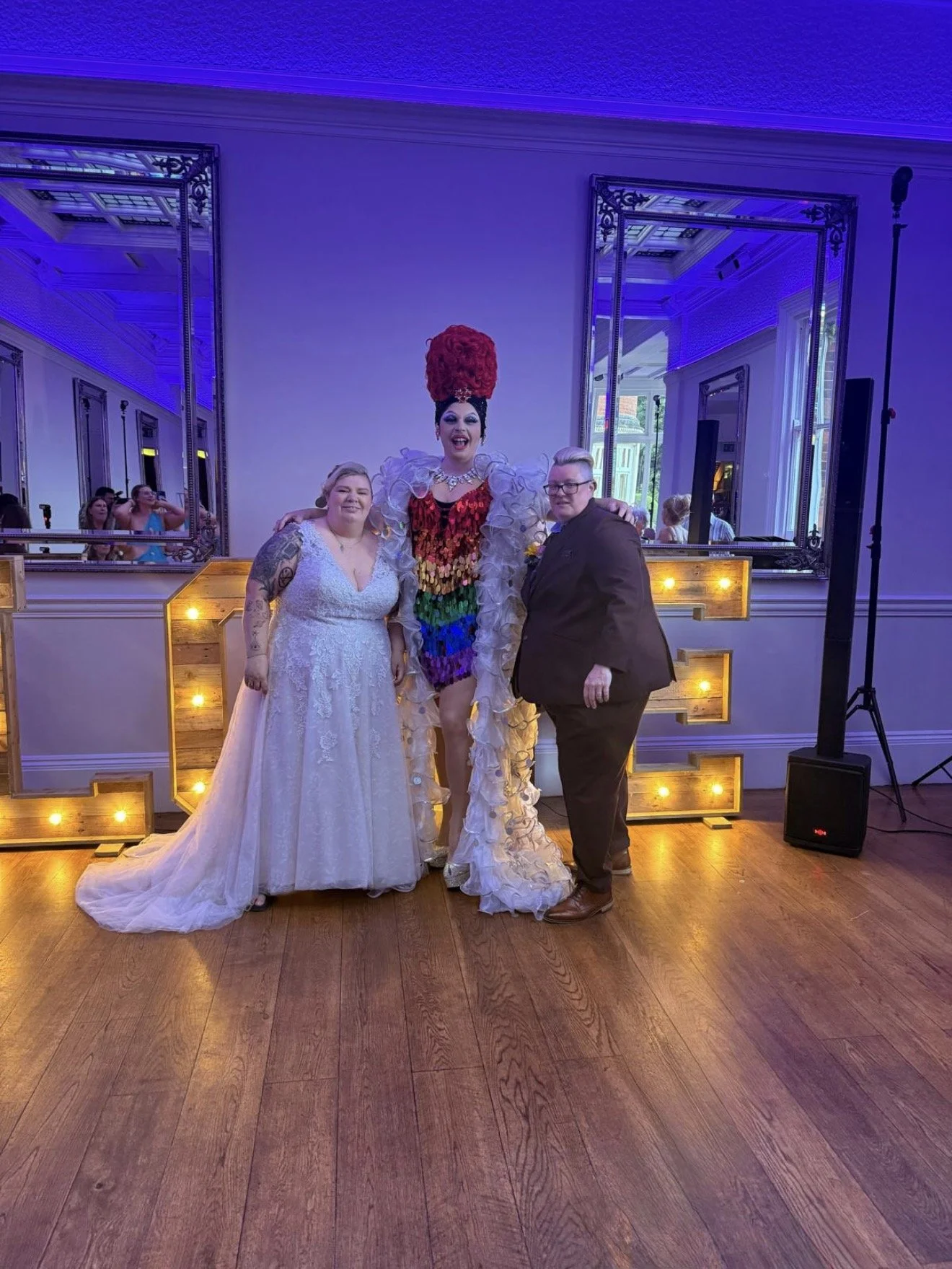 Dixie with Mrs & Mrs Gough