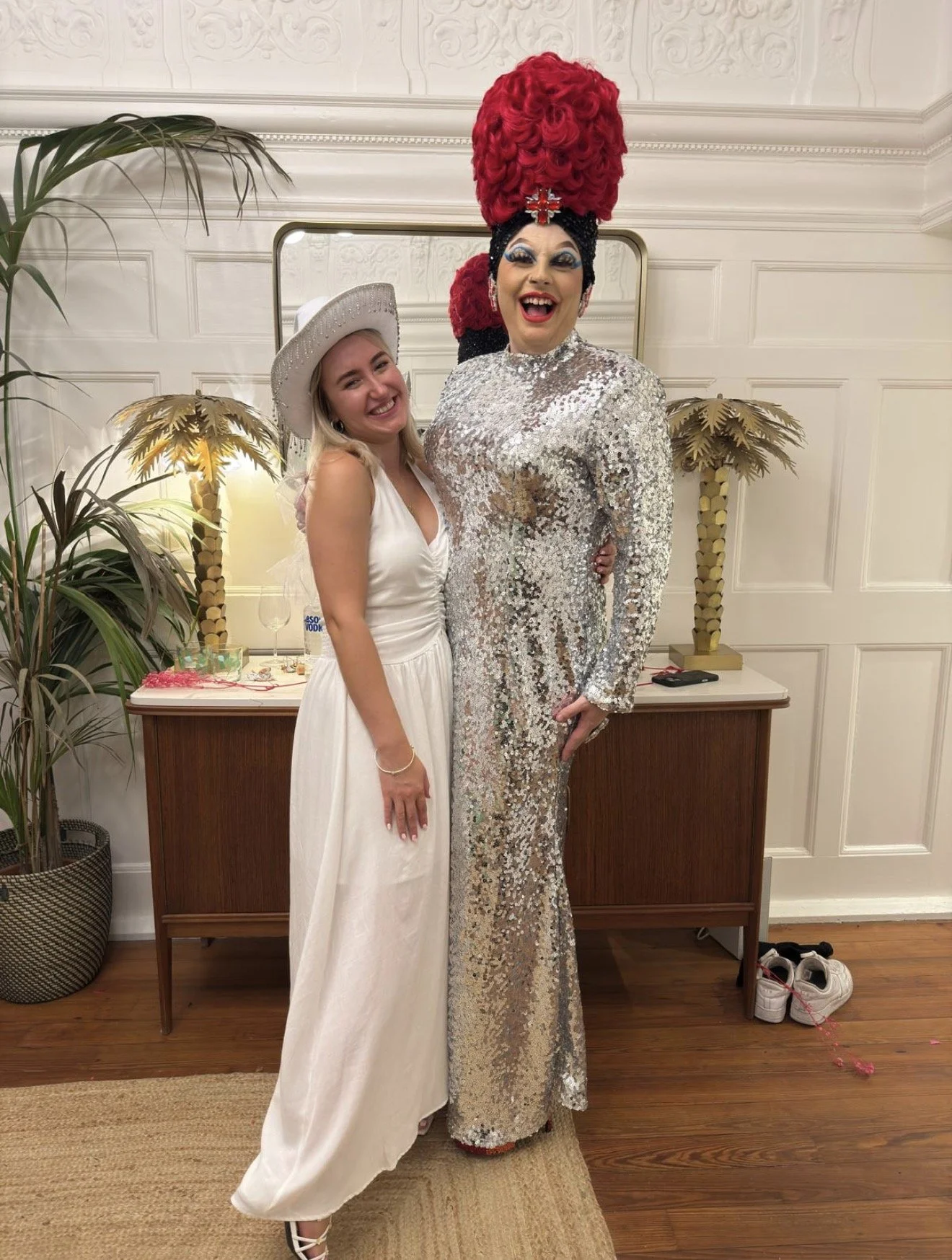 Dixie with Hen Annabel 