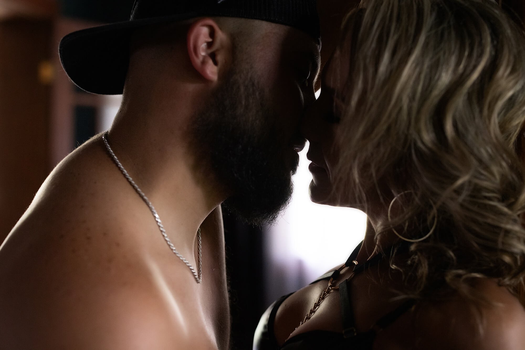 Miss C and MR D couple boudoir photography