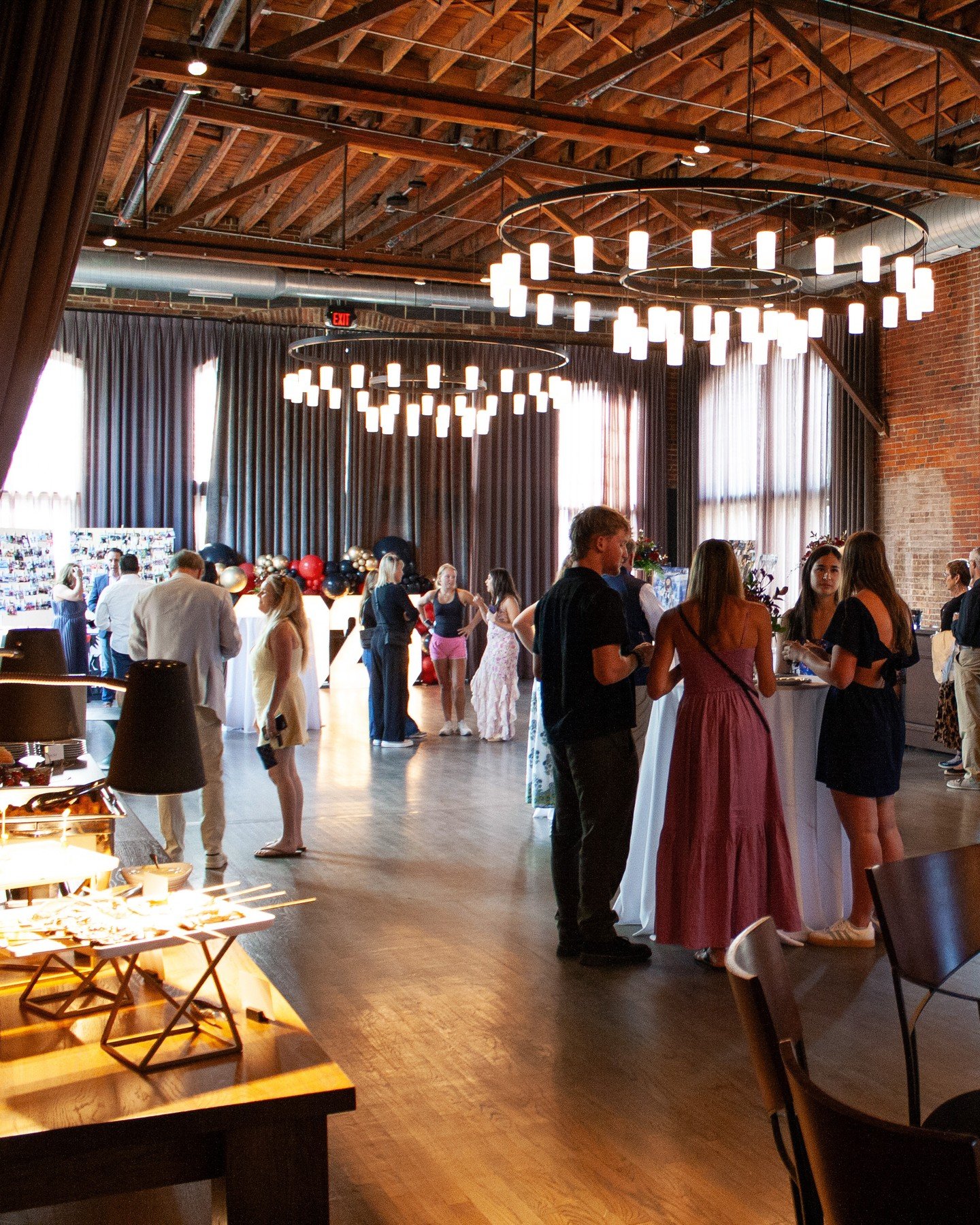 How to make the most of your graduation party: Host it with multiple families! That's what this party did at High Line last year. 

It's a win-win for making the most of celebrating: classmates have one less party stop to make, your costs are spit mu