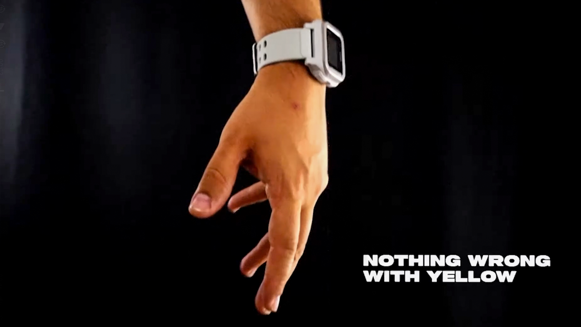 nothing wrong with yellow