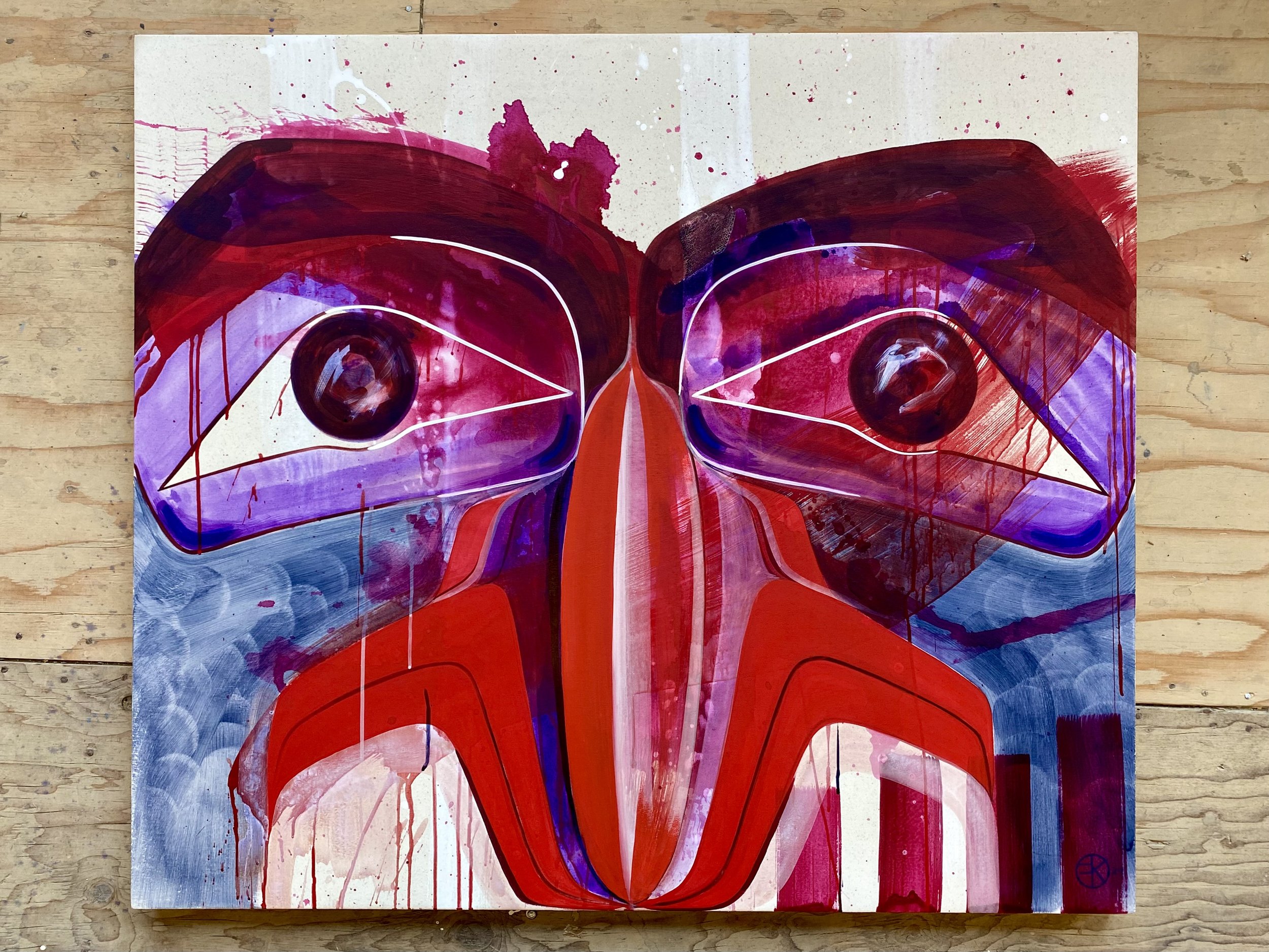 And Here Is Something You Hear but Cannot See. (Tliiaa) 2024
42”x48”