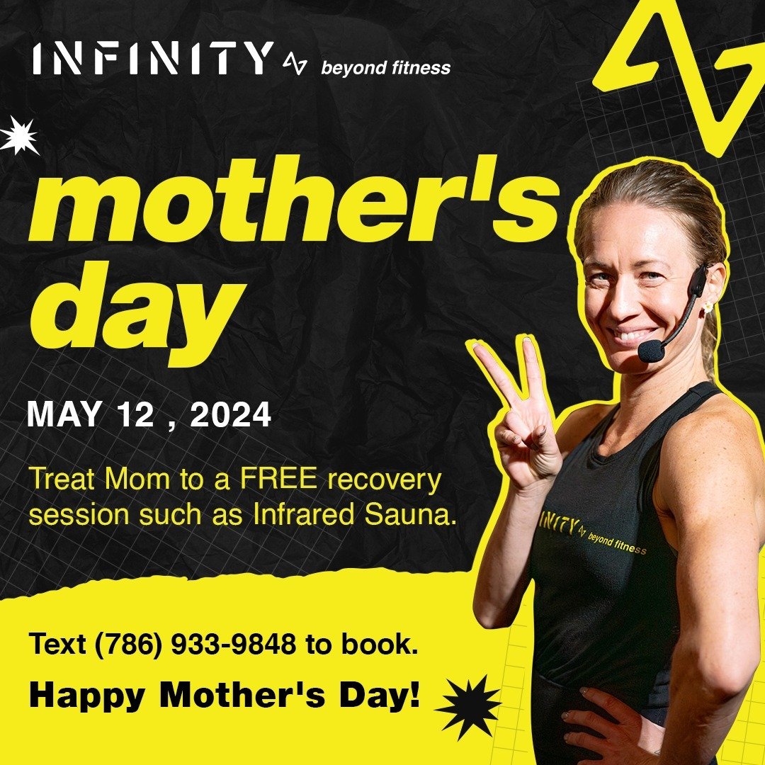 Let's make this Mother's Day one to remember &mdash;  treat Mom to a well-deserved pampering with a FREE Infrared Sauna session at INFINITY. 🌸

Advanced Happy Mother's Day from our INFINITY family to yours! 💖 

#InfinityBeyondFitness #InfinityCocow