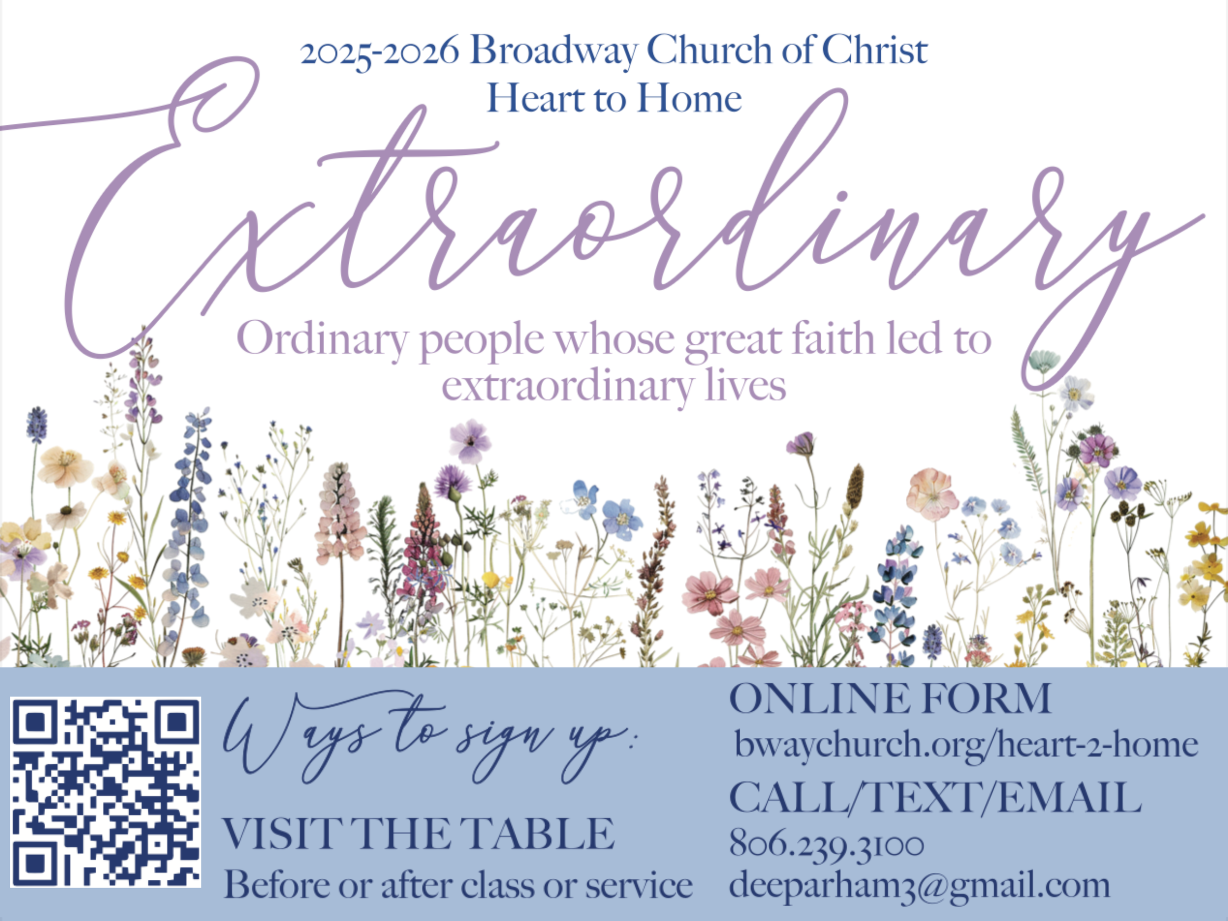 Heart to Home Sign-Ups