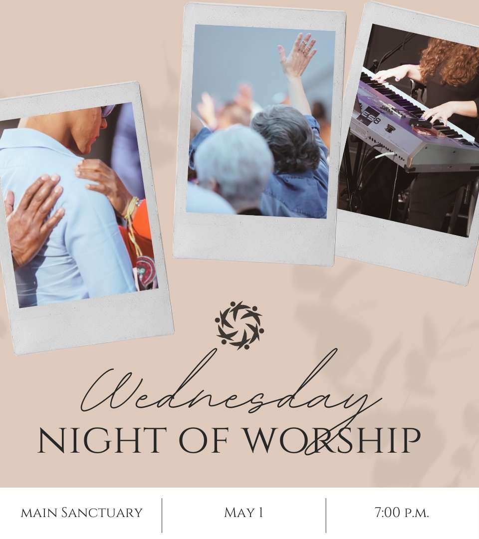 Join us tonight for a special night of worship and prayer at the altar! See you at 7 P.M. in the Main Sanctuary 🔥