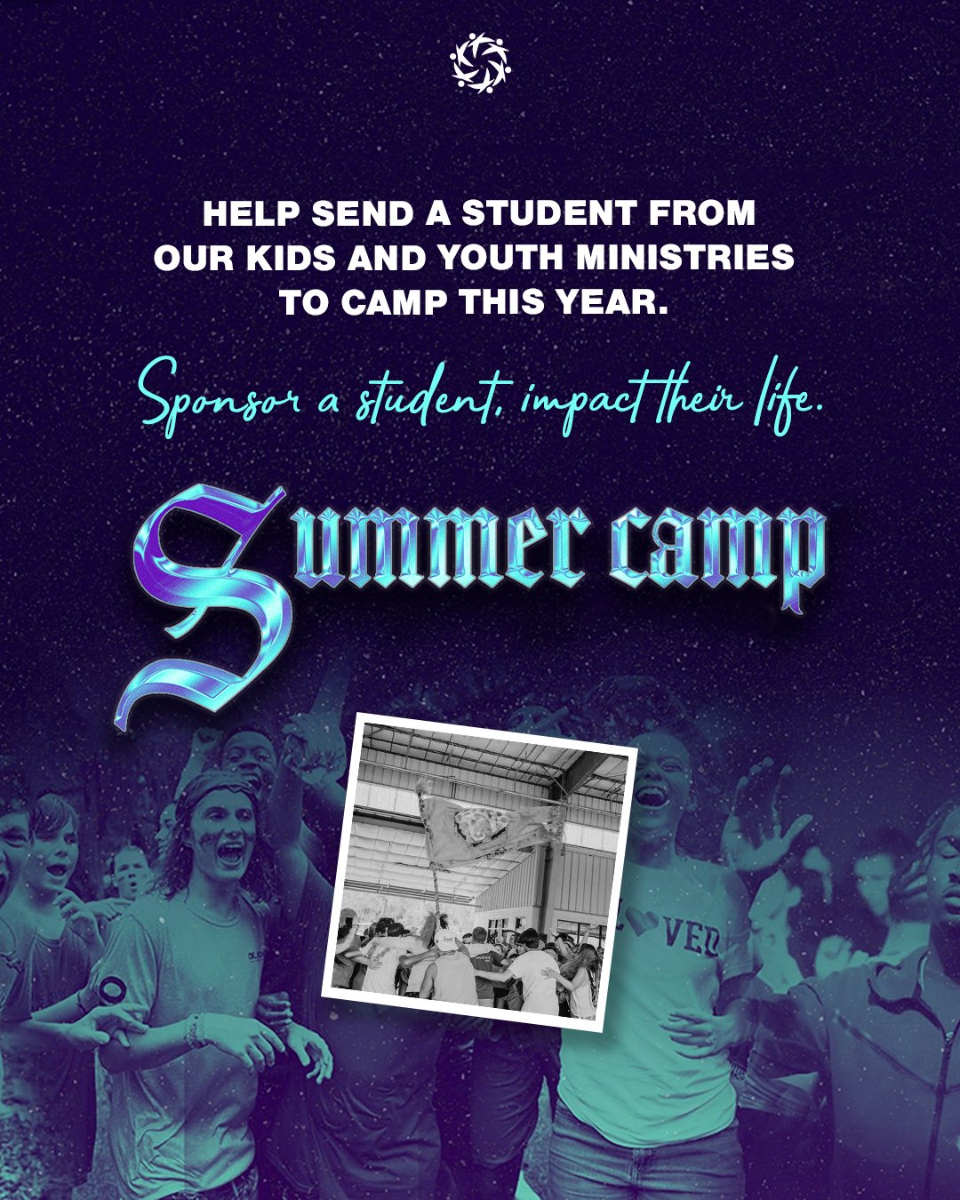 Camp is right around a corner. You can help impact the life of one our students and make it a summer they will never forget. Stop by our table in the lobby, or see pastor Victor Oliva and Pastor David Duran for more information.