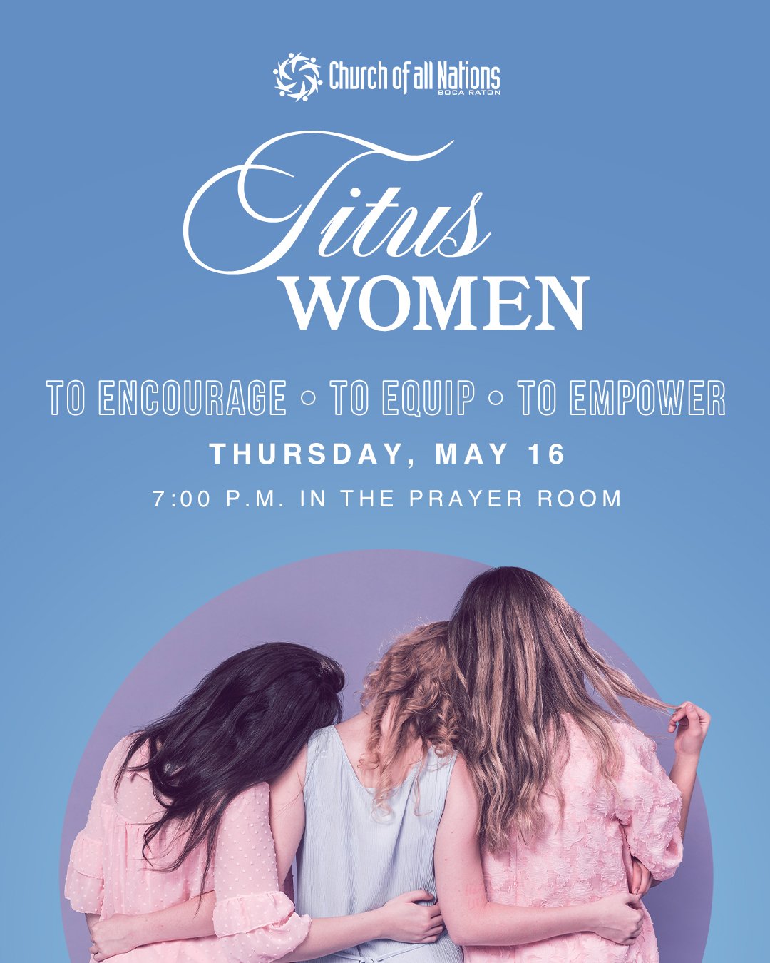 Ladies &mdash; see you tonight! Don't miss this powerful time of worship, prayer, and diving deeper into God's word.